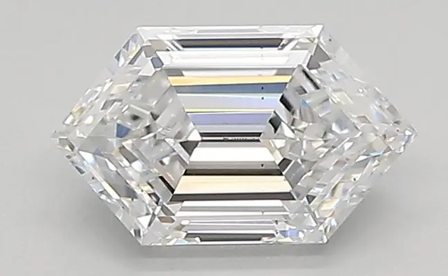 0.87ct D VS2 Long Hexagon (IGI)