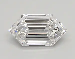 0.87ct D VS1 Long Hexagon (IGI)