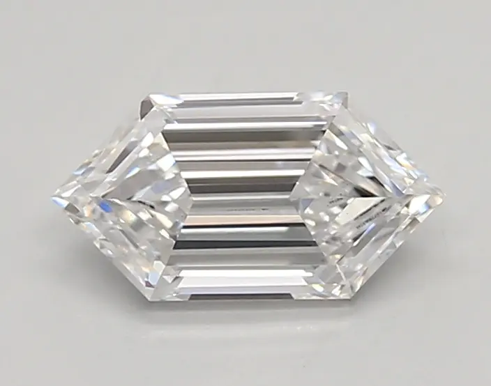 0.87ct D VS1 Long Hexagon (IGI)