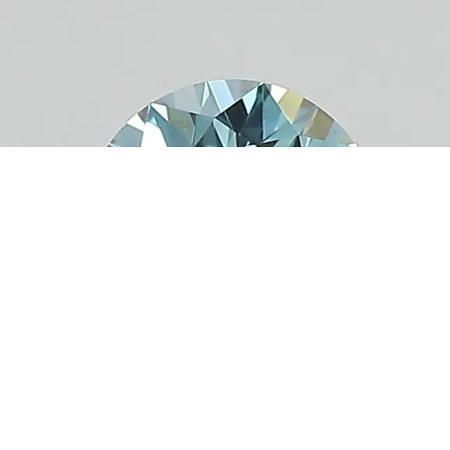 0.86ct FANCY VIVID  GREEN VVS2 Round (IGI)