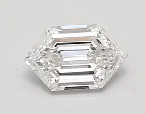 0.86ct D VVS1 Long Hexagon (IGI)