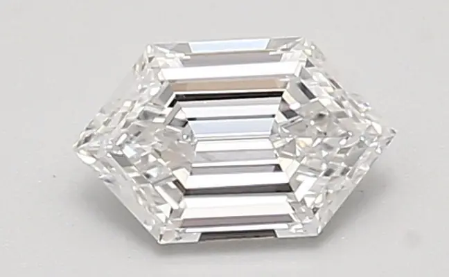 0.86ct D VVS1 Long Hexagon (IGI)