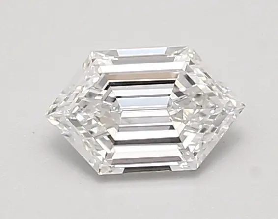 0.86ct D VVS1 Long Hexagon (IGI)