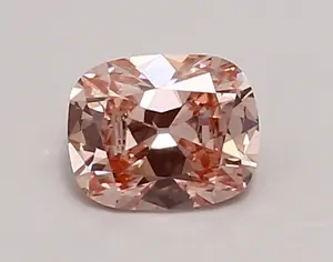 0.86ct FANCY VIVID  PINK VVS2 Cushion Old Miner (IGI)
