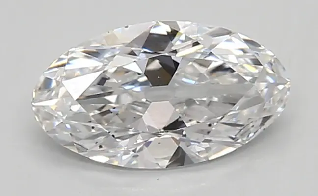 0.86ct D SI1 Moval (IGI)