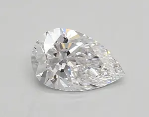 0.85ct D VVS2 Pear (IGI)