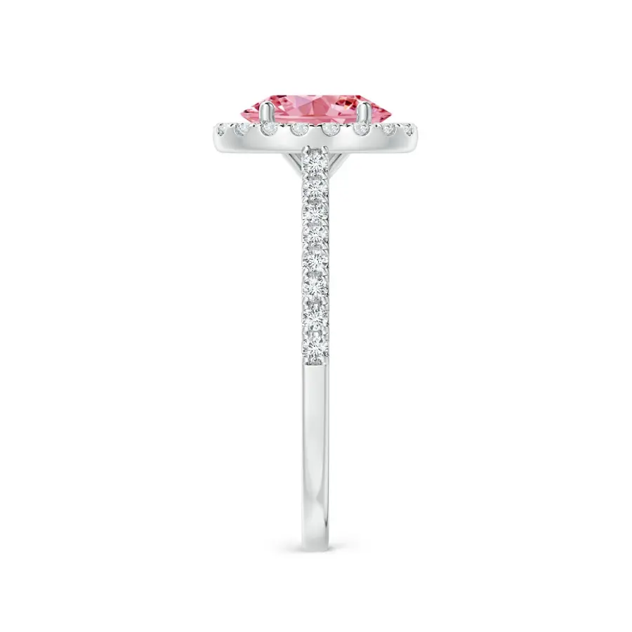 Oval Prong Set Lab Diamond Ring