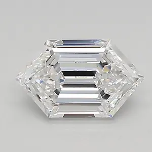 0.85ct D VVS1 Long Hexagon (IGI)