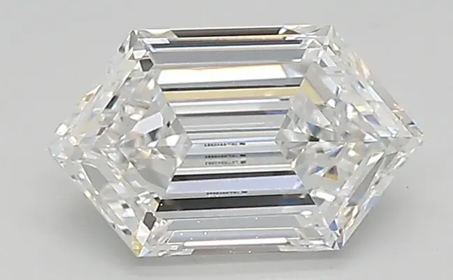 0.85ct D VS1 Long Hexagon (IGI)