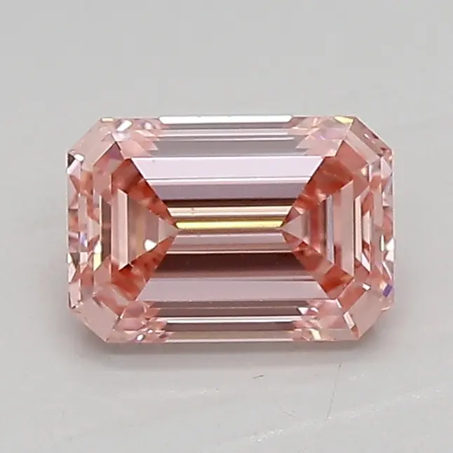0.84ct FANCY VIVID  PINK VS1 Emerald (IGI)