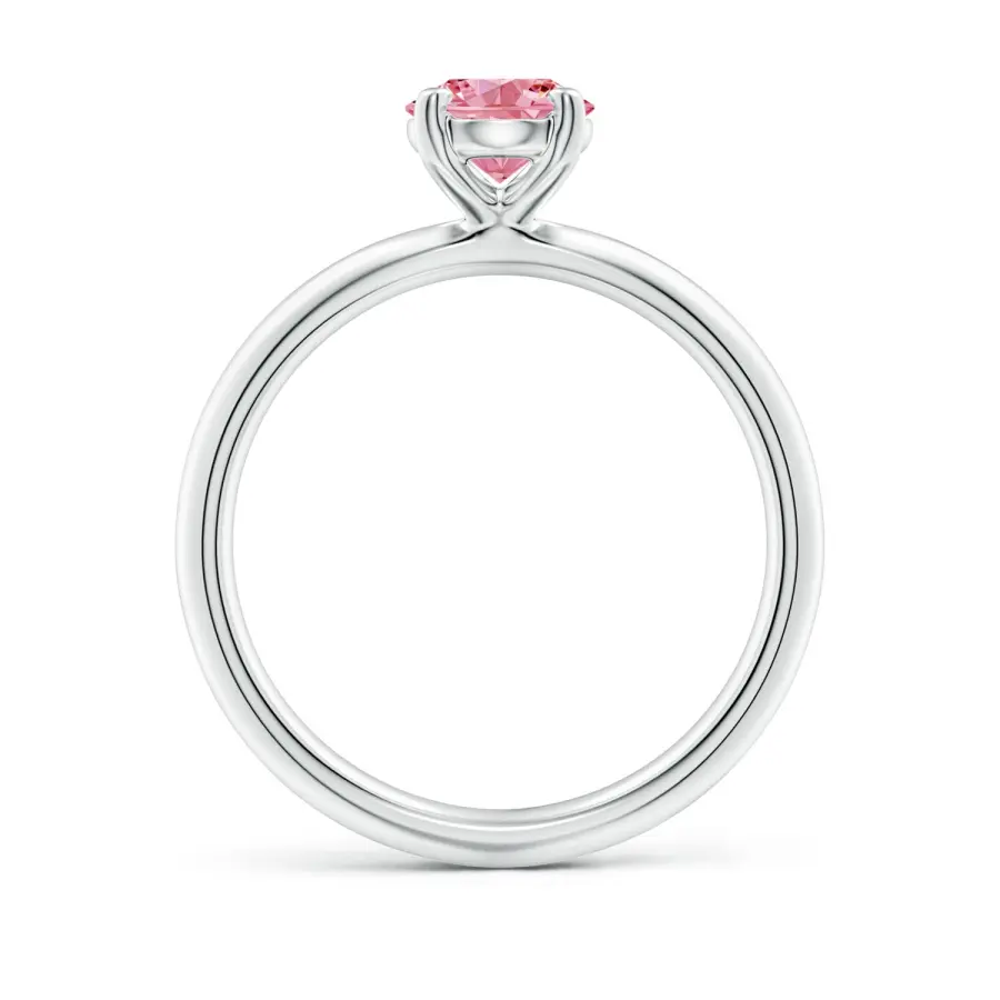 Oval Shape Solitaire Lab Grown Diamond Ring
