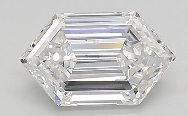 0.84ct E VVS2 Long Hexagon (IGI)