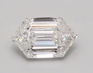 0.84ct E VS1 Long Hexagon (IGI)