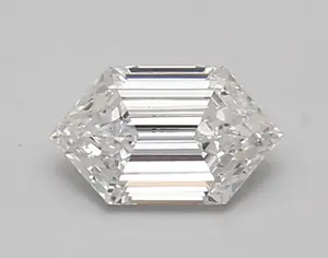 0.83ct D VS1 Long Hexagon (IGI)