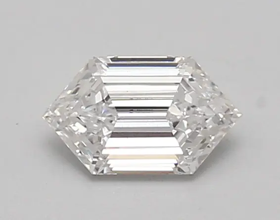 0.83ct D VS1 Long Hexagon (IGI)