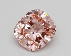 0.83ct FANCY VIVID  PINK VS1 Cushion (IGI)