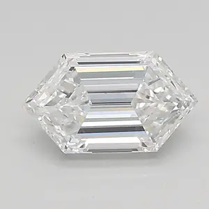 0.83ct E VVS2 Long Hexagon (IGI)