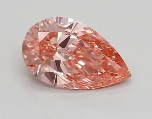 0.82ct FANCY VIVID  PINK VVS1 Pear (IGI)