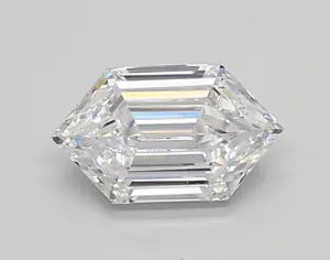 0.81ct D VVS2 Long Hexagon (IGI)