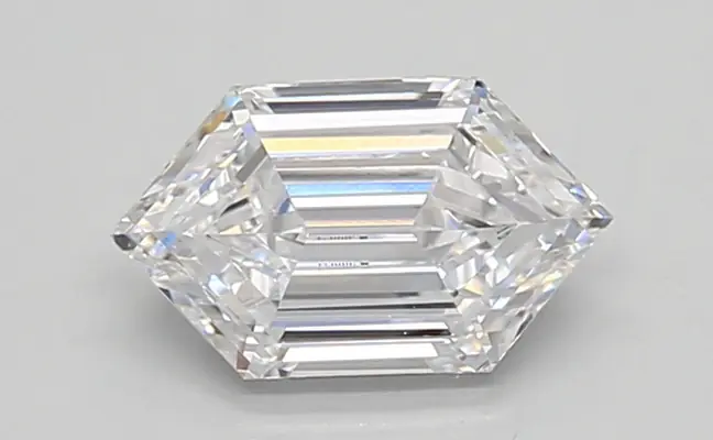 0.81ct D VVS2 Long Hexagon (IGI)