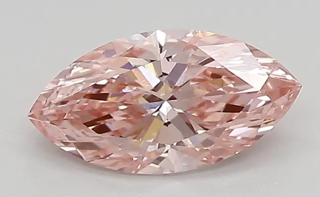 0.81ct FANCY VIVID  PINK VVS2 Marquise (IGI)