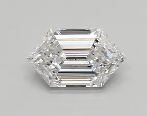 0.81ct D VVS2 Long Hexagon (IGI)