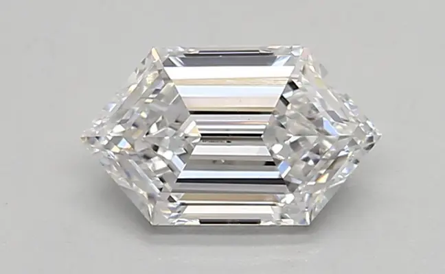 0.81ct D VVS2 Long Hexagon (IGI)