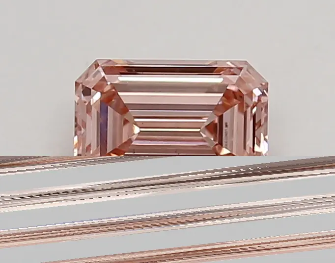 0.80ct FANCY INTENSE  PINK VS2 Emerald (IGI)