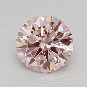 0.80ct FANCY INTENSE  PINK VS2 Round (IGI)