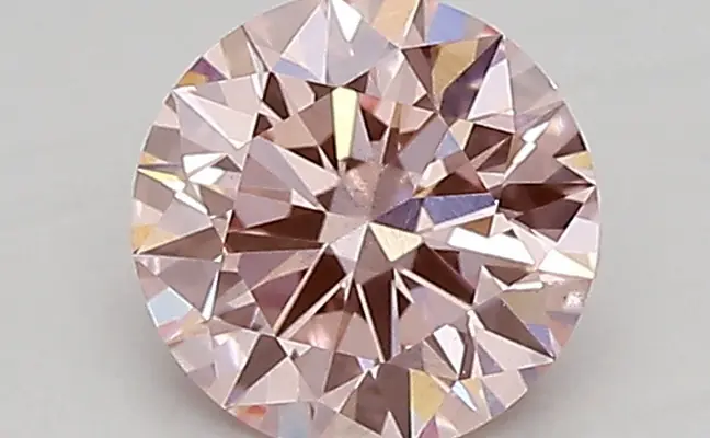 0.80ct FANCY INTENSE  PINK VS2 Round (IGI)