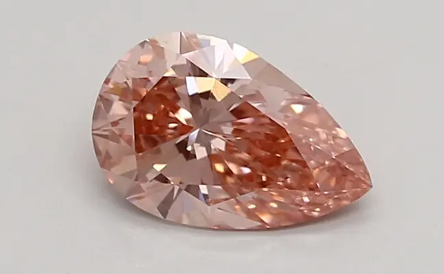 0.80ct FANCY VIVID  PINK VS1 Pear (IGI)