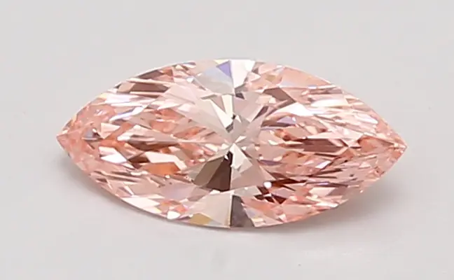 0.79ct FANCY VIVID  PINK VVS2 Marquise (IGI)