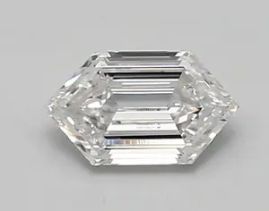 0.78ct D VVS2 Long Hexagon (IGI)