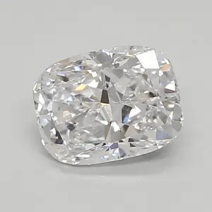 0.77ct D VVS2 Cushion (IGI)