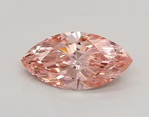 0.77ct FANCY VIVID  PINK VS1 Marquise (IGI)