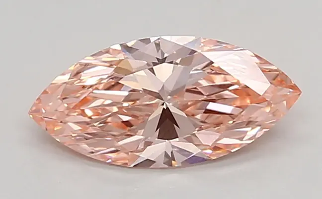 0.77ct FANCY VIVID  PINK VVS2 Marquise (IGI)