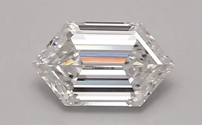 0.77ct E VVS2 Long Hexagon (IGI)