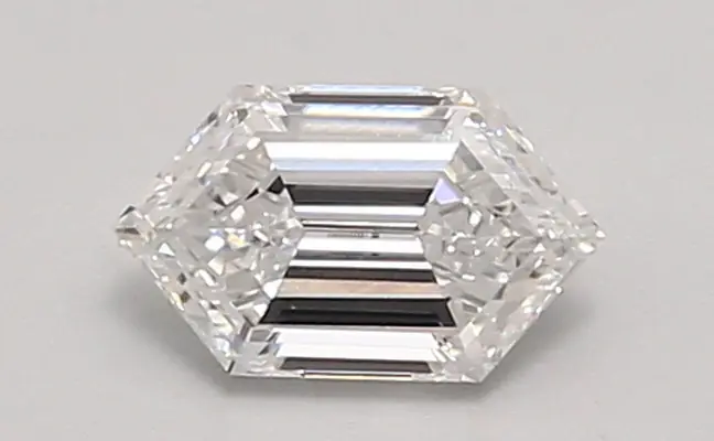 0.76ct D VVS2 Long Hexagon (IGI)