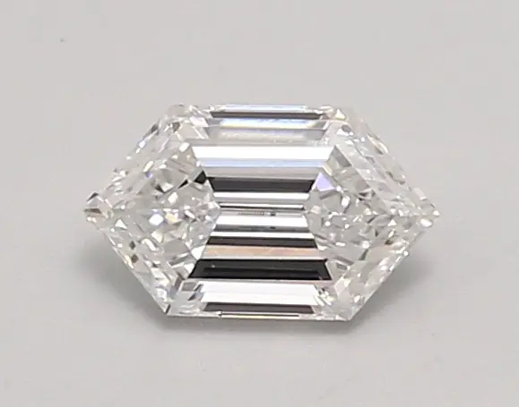 0.76ct D VVS2 Long Hexagon (IGI)