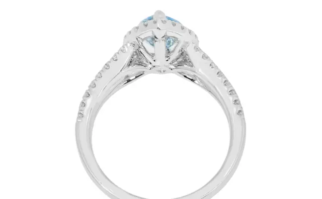 Skyblue Marquies Lab Grown Solitaire Diamond Ring
