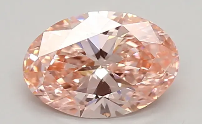 0.76ct FANCY VIVID  PINK VS1 Oval (IGI)