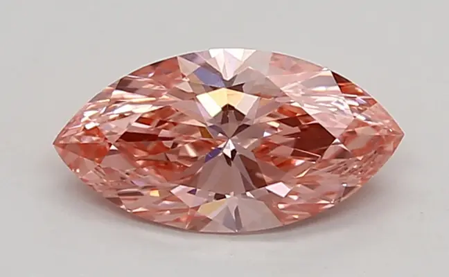 0.75ct FANCY VIVID  PINK VVS2 Marquise (IGI)