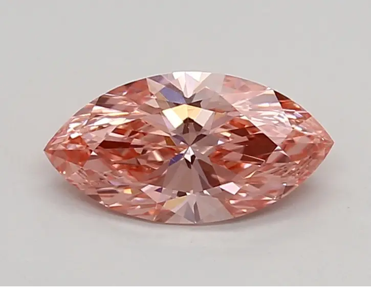 0.75ct FANCY VIVID  PINK VVS2 Marquise (IGI)