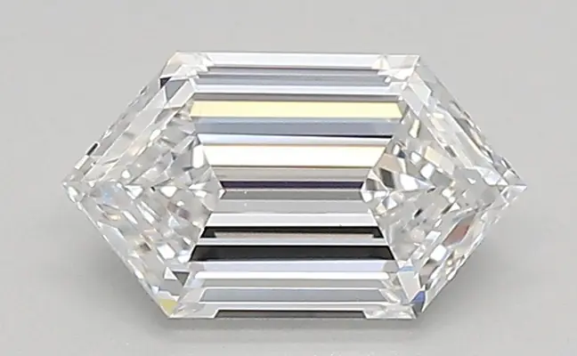 0.74ct D VVS2 Long Hexagon (IGI)