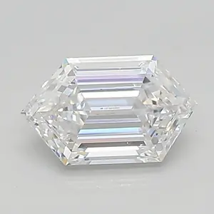 0.74ct D VVS2 Long Hexagon (IGI)