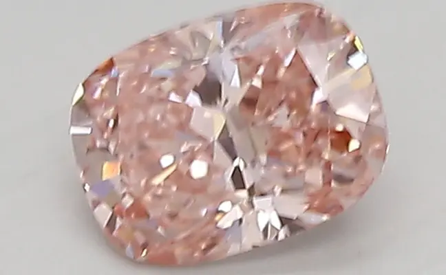 0.73ct FANCY INTENSE  PINK VVS2 Cushion (IGI)