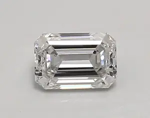 0.72ct F SI1 Emerald (IGI)