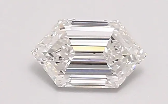 0.72ct E VVS1 Long Hexagon (IGI)