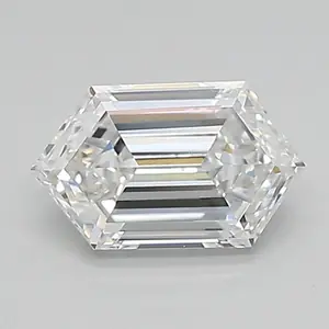 0.72ct D VVS2 Long Hexagon (IGI)