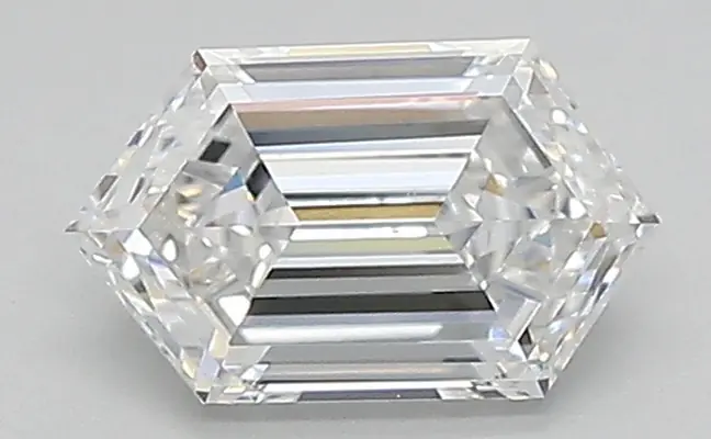 0.72ct D VVS2 Long Hexagon (IGI)
